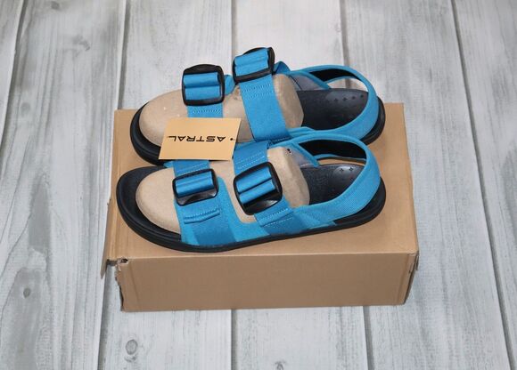 NWT Astral Webber Men’s 11 Blue Water River Sandals Adjustable Outdoor Hiking main image 6